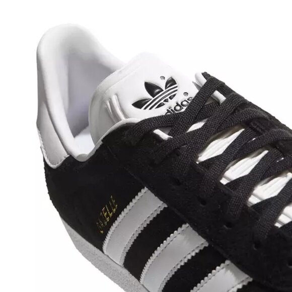 Adidas Originals Unisex Gazelle Shoe - Black - Size 5 - Picture 4 of 10